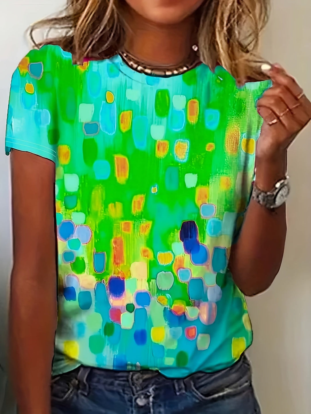 Chloe | Colour Splash Top – Easy Everyday Fit