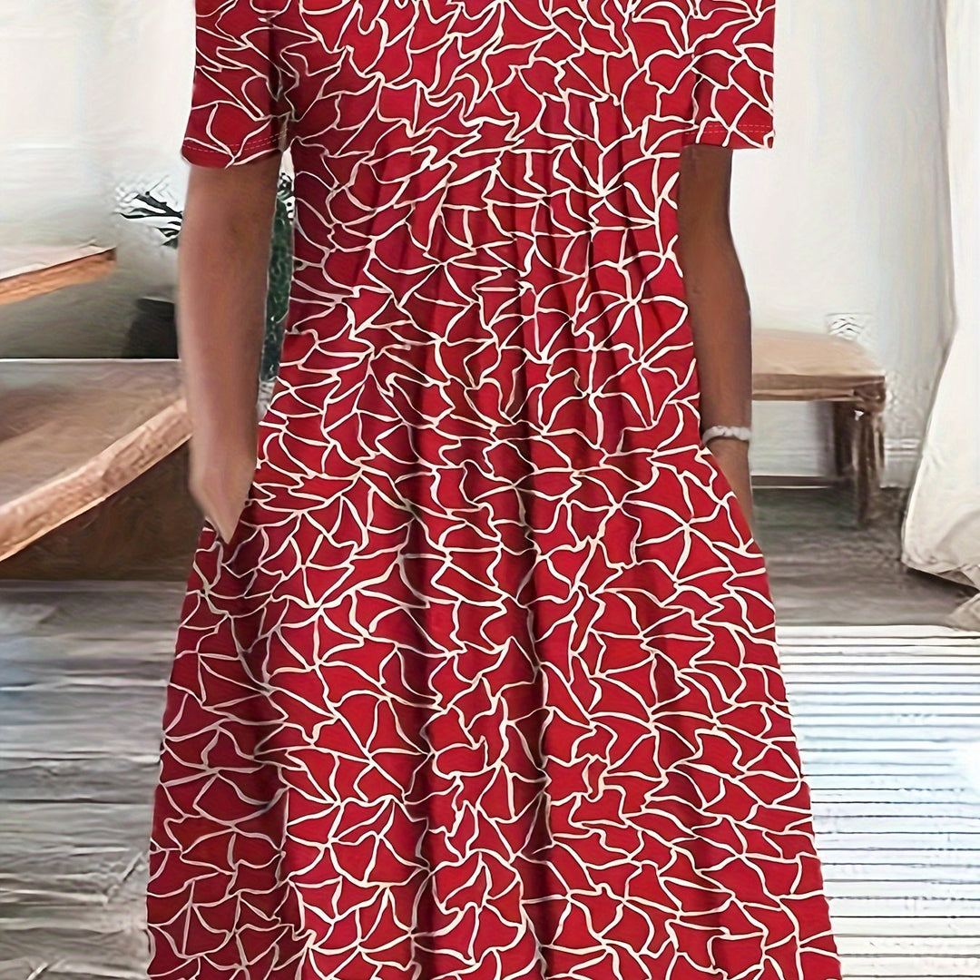 Charlotte | Elegant Short Sleeve Dress