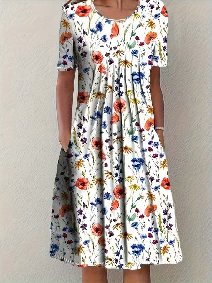 Charlotte | Elegant Short Sleeve Dress