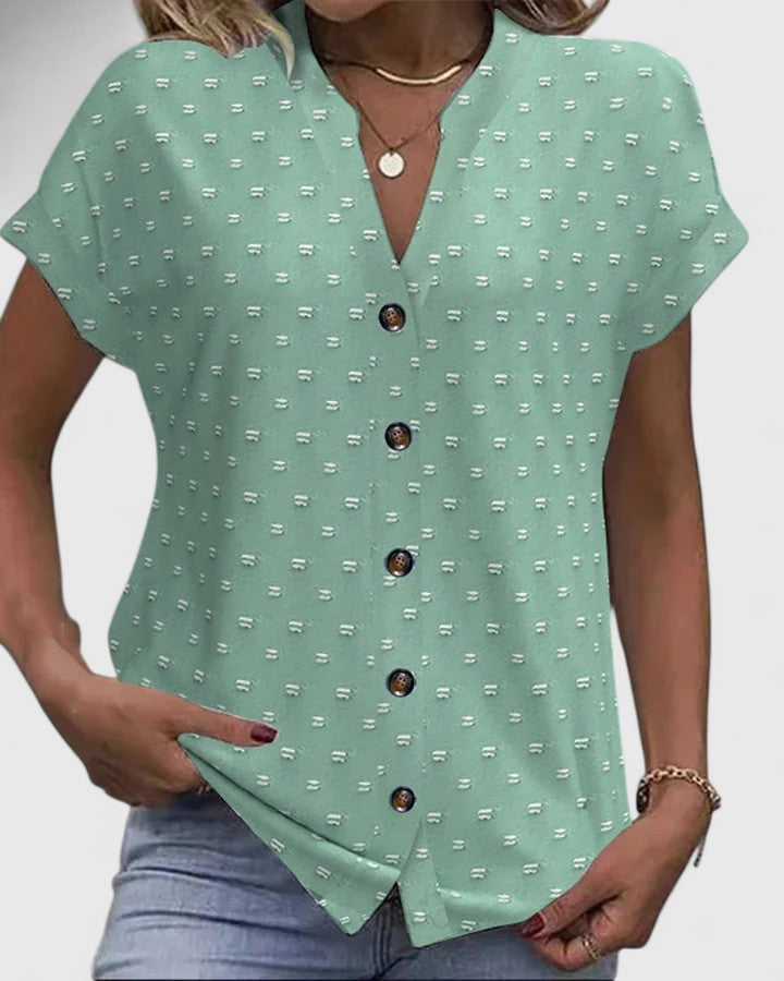 June | Comfortable V-Neck Shirt