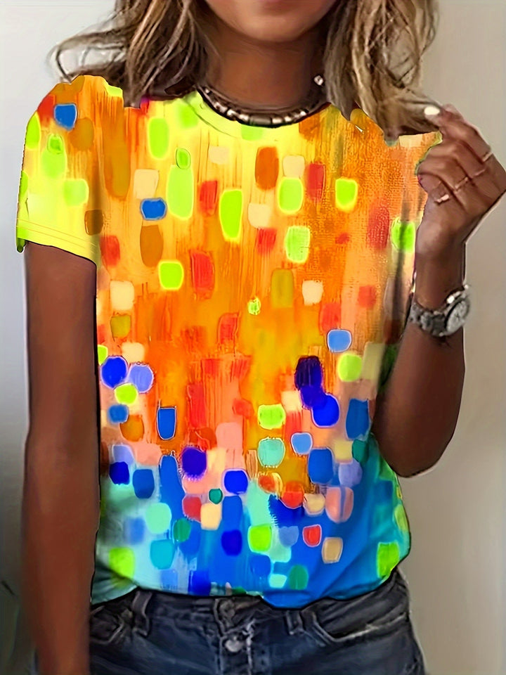 Chloe | Colour Splash Top – Easy Everyday Fit