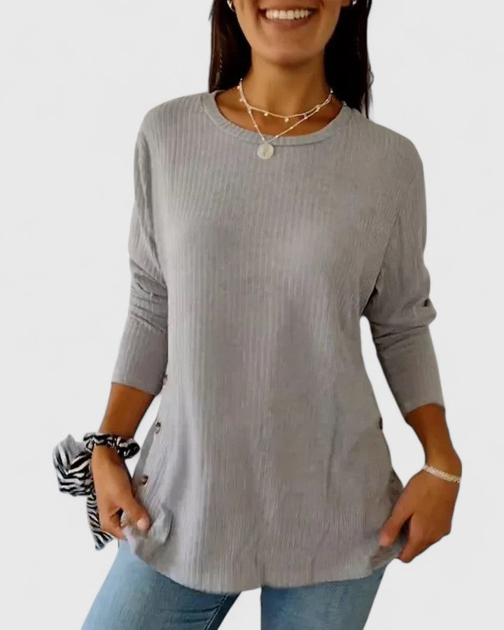 June | Elegant Crew Top