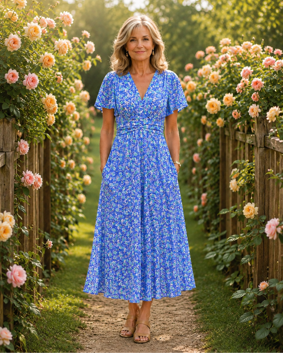 Bethany | Elegant Flowing Everyday Dress