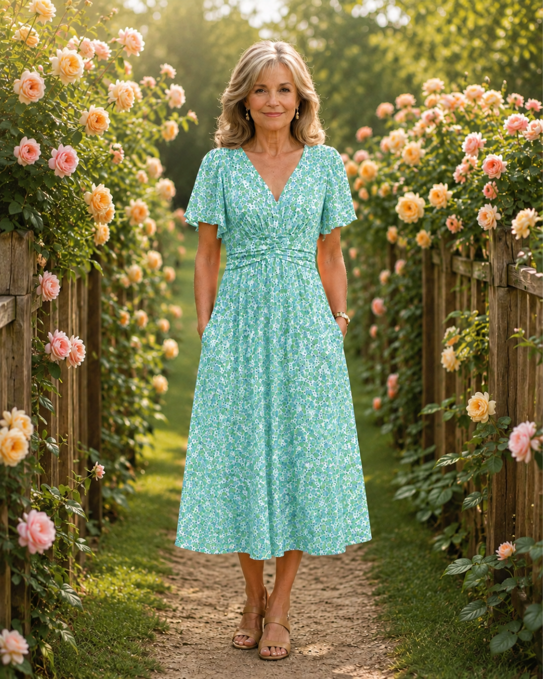 Bethany | Elegant Flowing Everyday Dress