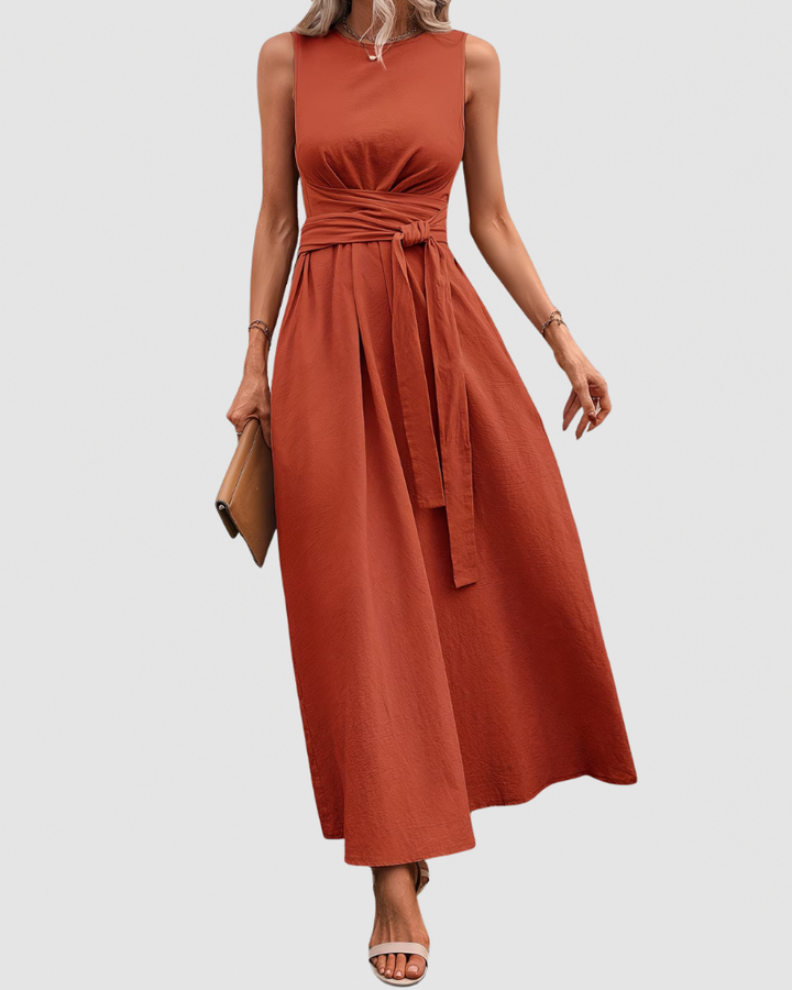 Clara | Elegant Sleeveless Maxi Dress
