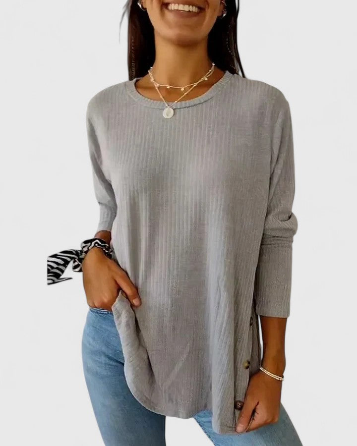 June | Elegant Crew Top