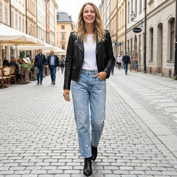 Danice | Cropped Straight Leg Jeans