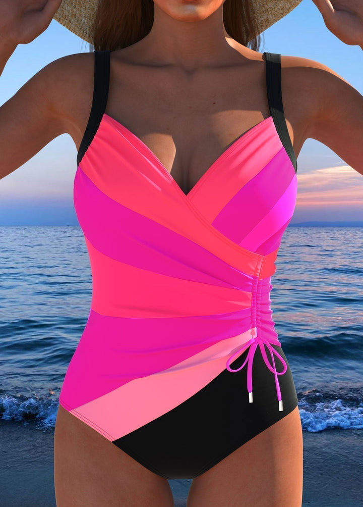 Eloria | Elegant Colour-Print Swimsuit