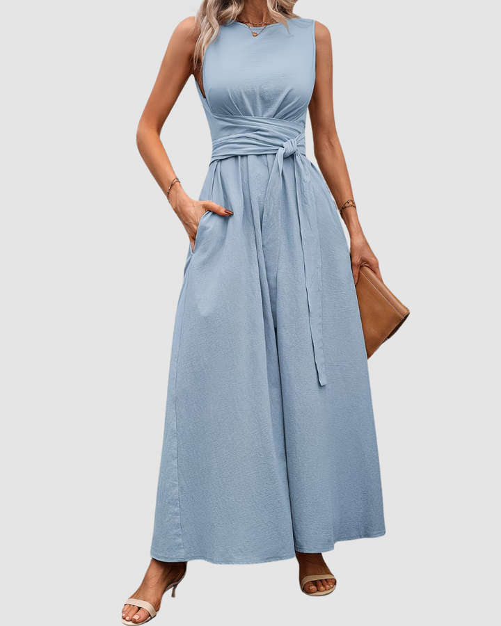 Clara | Elegant Sleeveless Maxi Dress