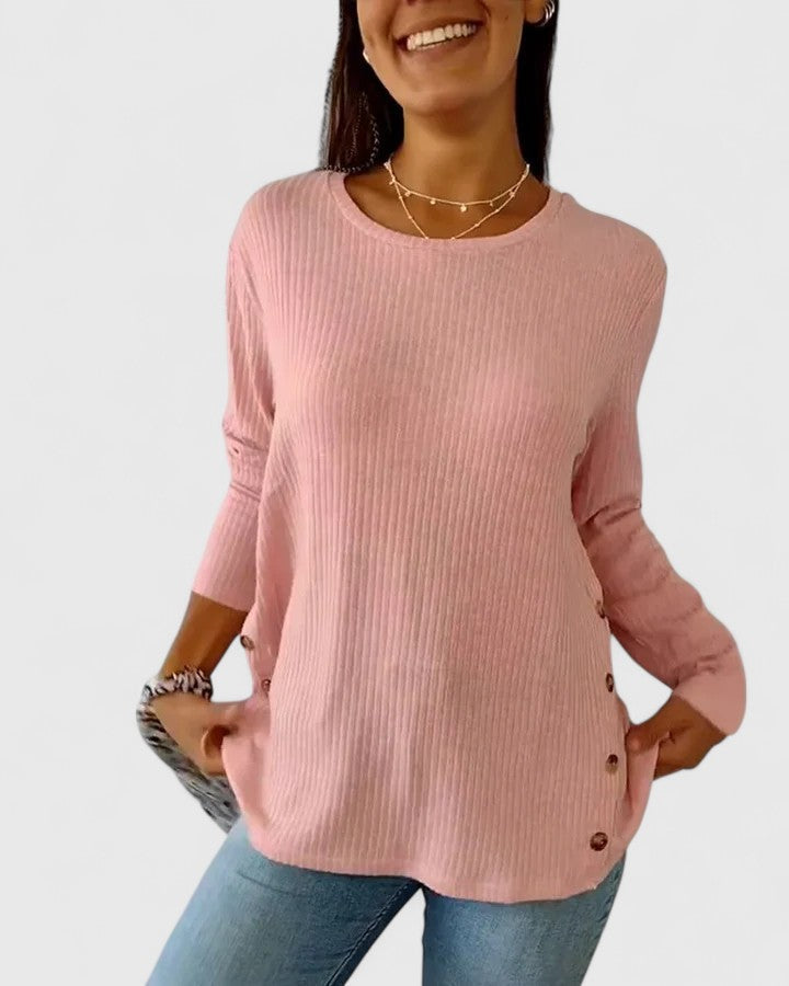June | Elegant Crew Top