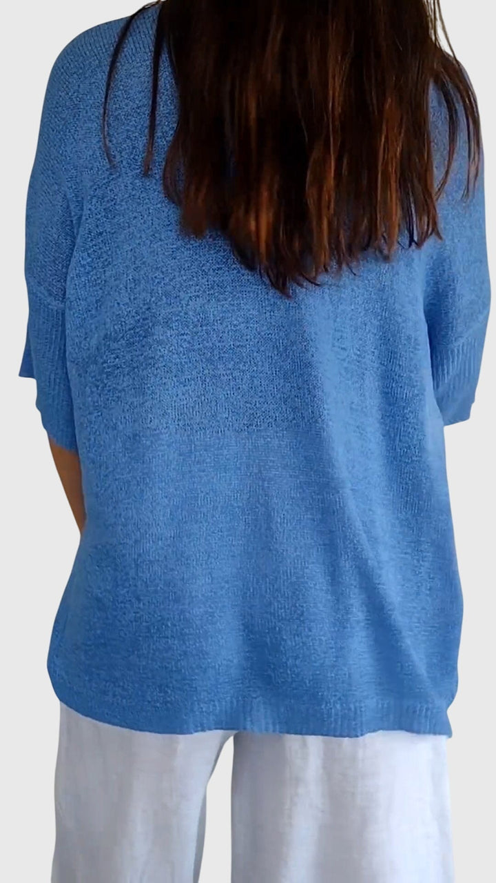 June | Elegant V-Neck Top