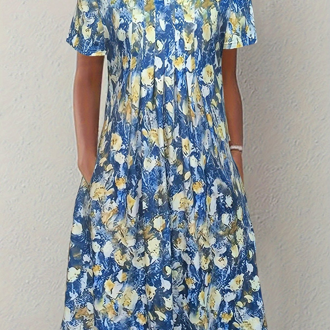 Charlotte | Elegant Short Sleeve Dress