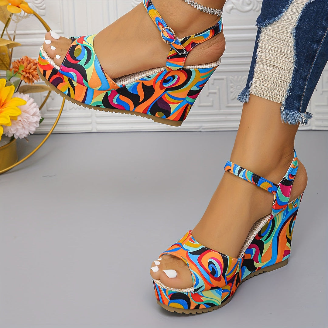 Brooklyn | Platform Wedge Sandals