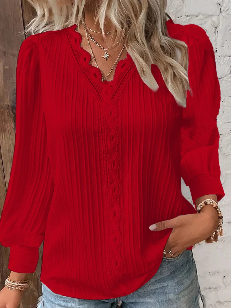 Livia | Lace Detail Summer Blouse