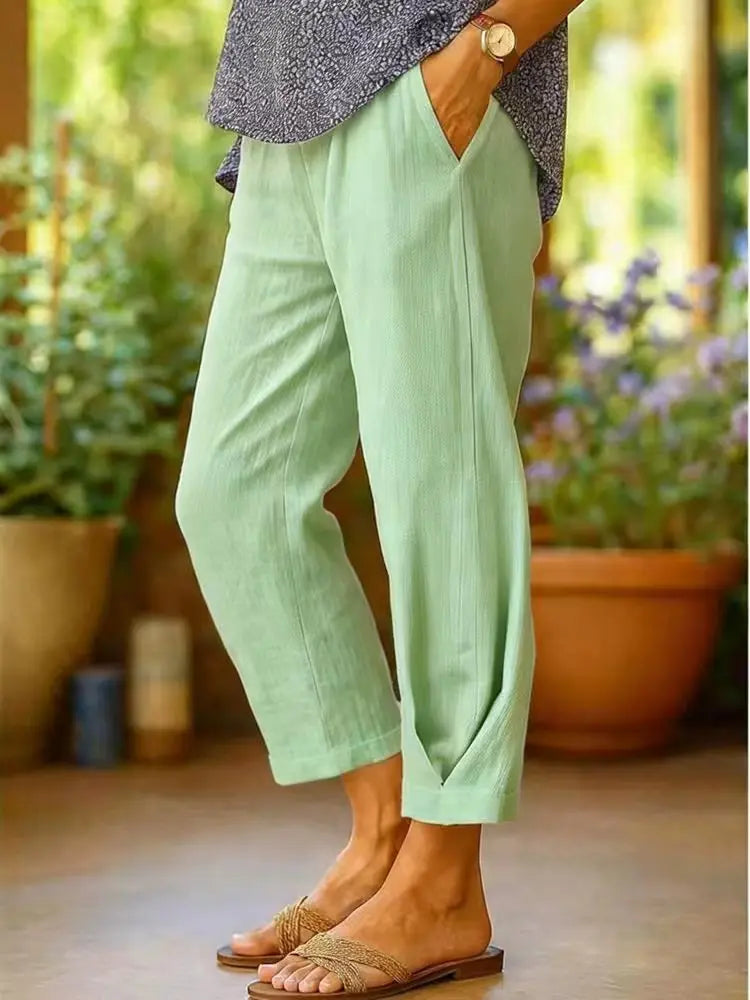 Frances | Comfortable Everyday Cropped Pants