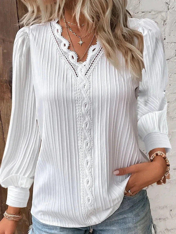 Livia | Lace Detail Summer Blouse