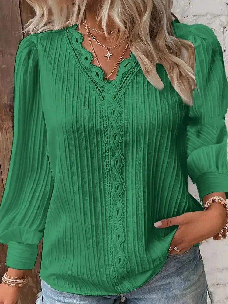 Livia | Lace Detail Summer Blouse