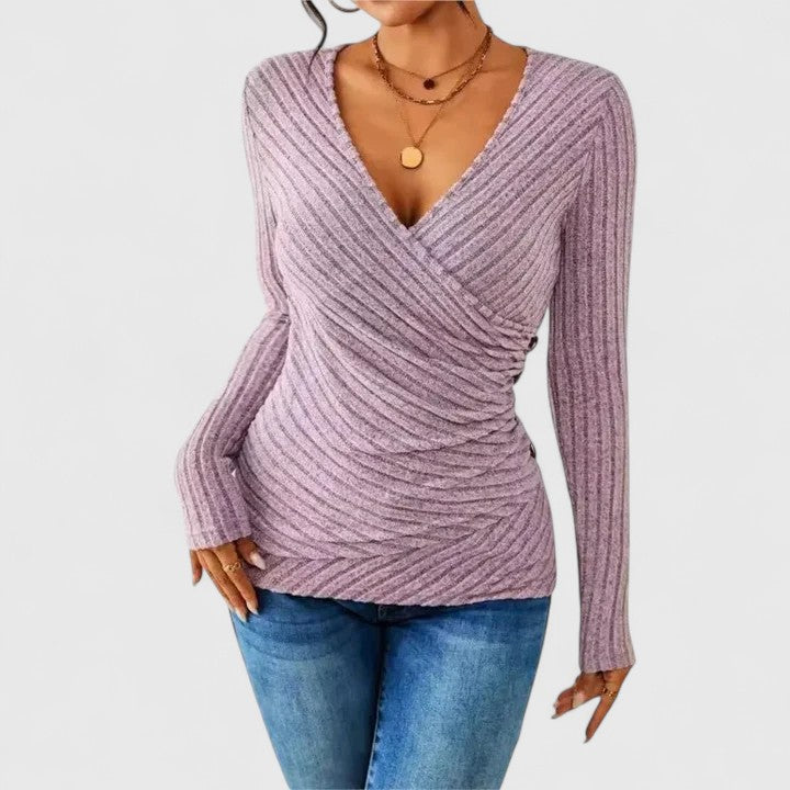 June | Elegant Tucking Top