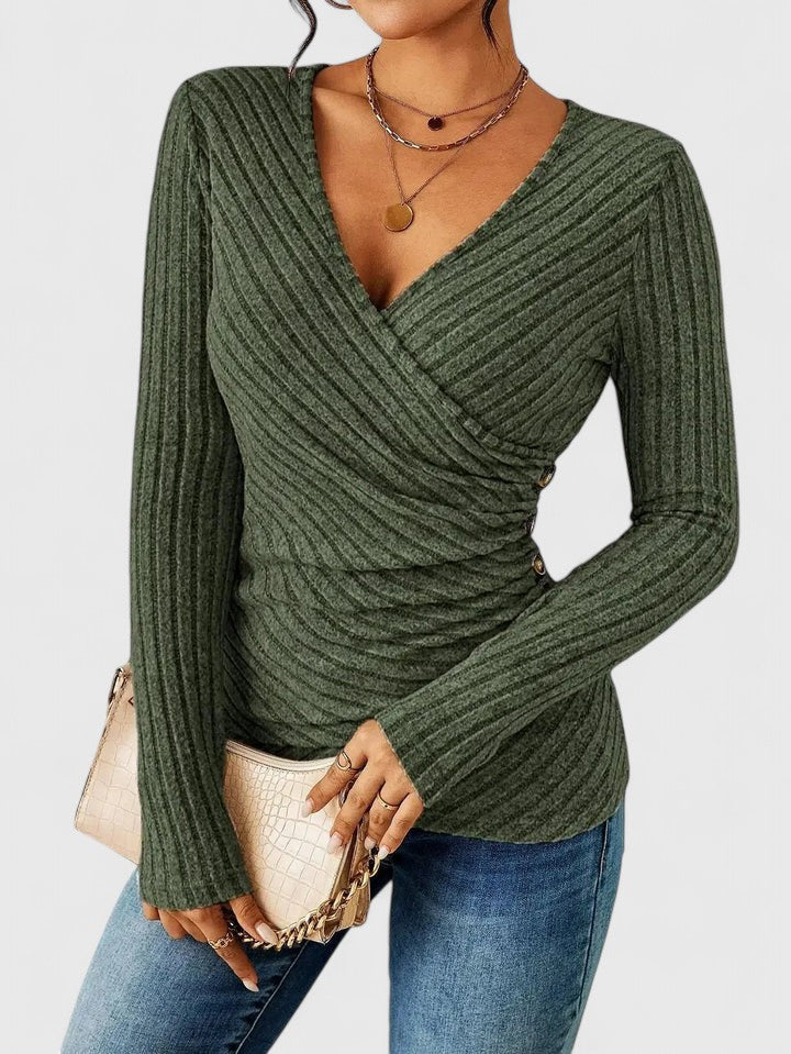 June | Elegant Tucking Top