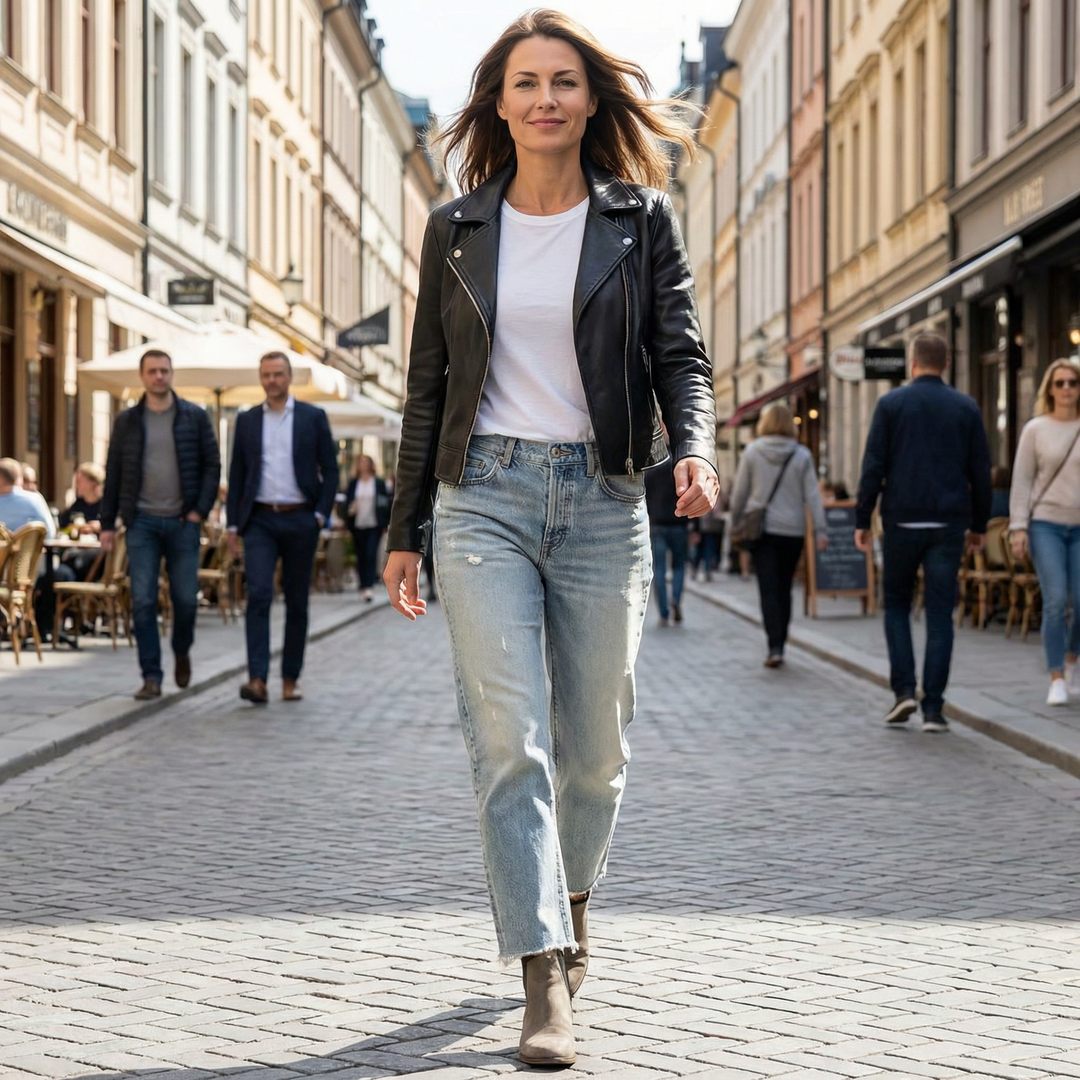 Danice | Cropped Straight Leg Jeans