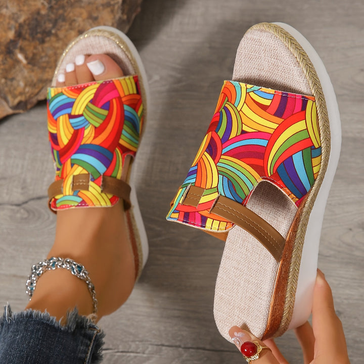 Hadley | Platform Slide Sandals