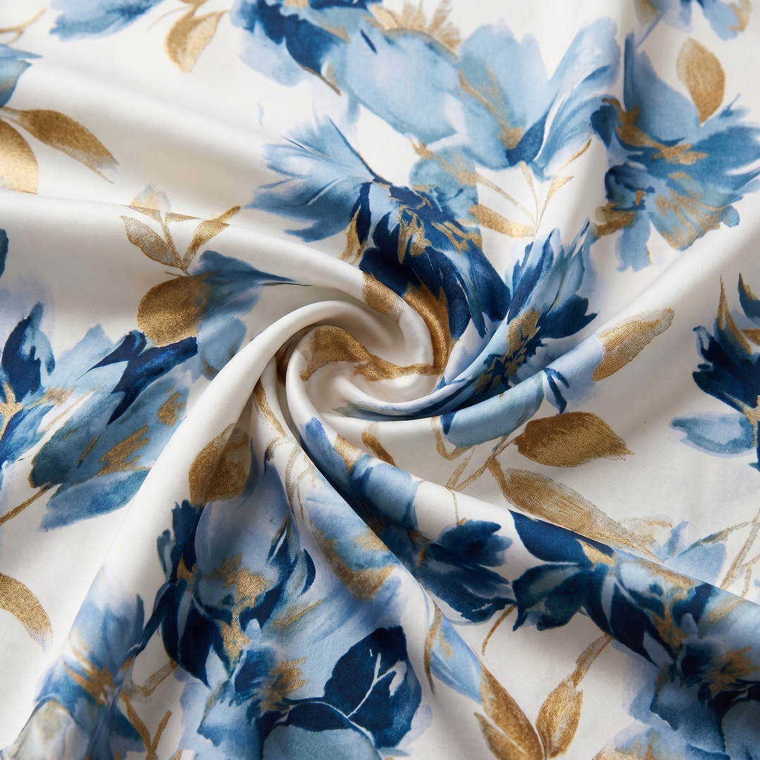 Carolyn | Elegant Flowing Floral Midi Dress